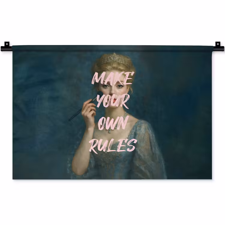 Wandkleed - Klassiek - Sierlijk - Roze — 1