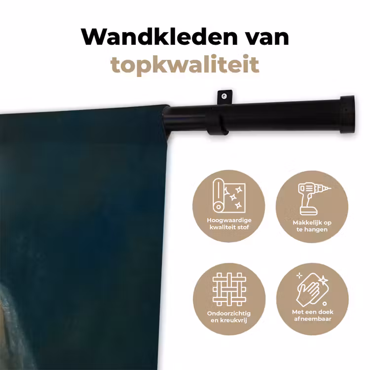 Wandkleed - Klassiek - Sierlijk - Roze — 3