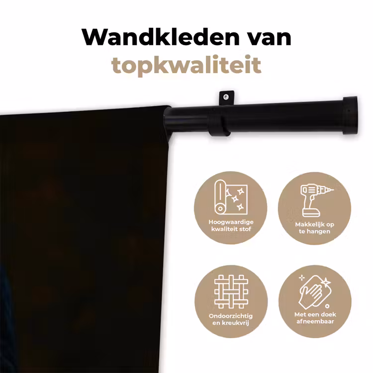 Wandkleed - Kroon - Vrouw - Jurk - Opvallend — 3