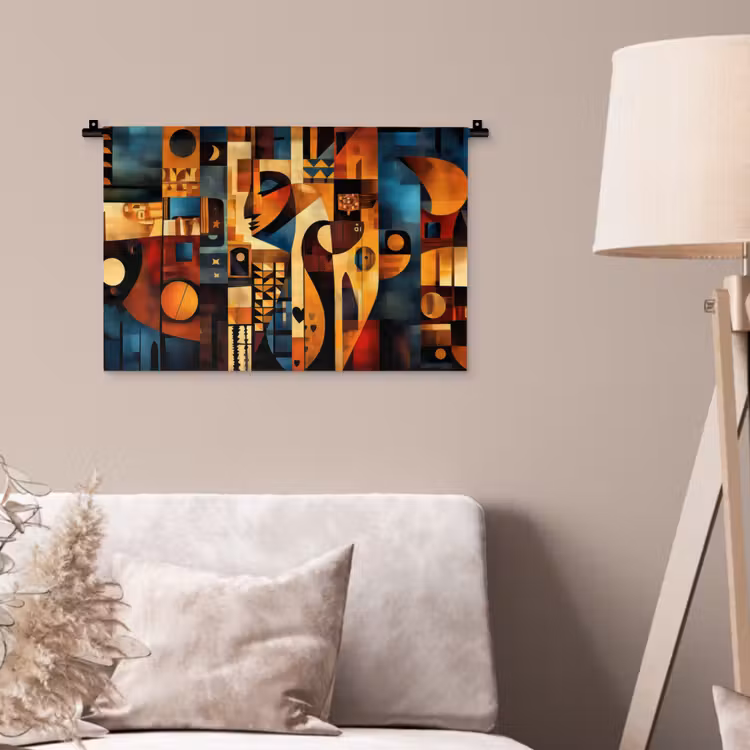 Wandkleed - Figuren - Abstract - Symbolen — 2
