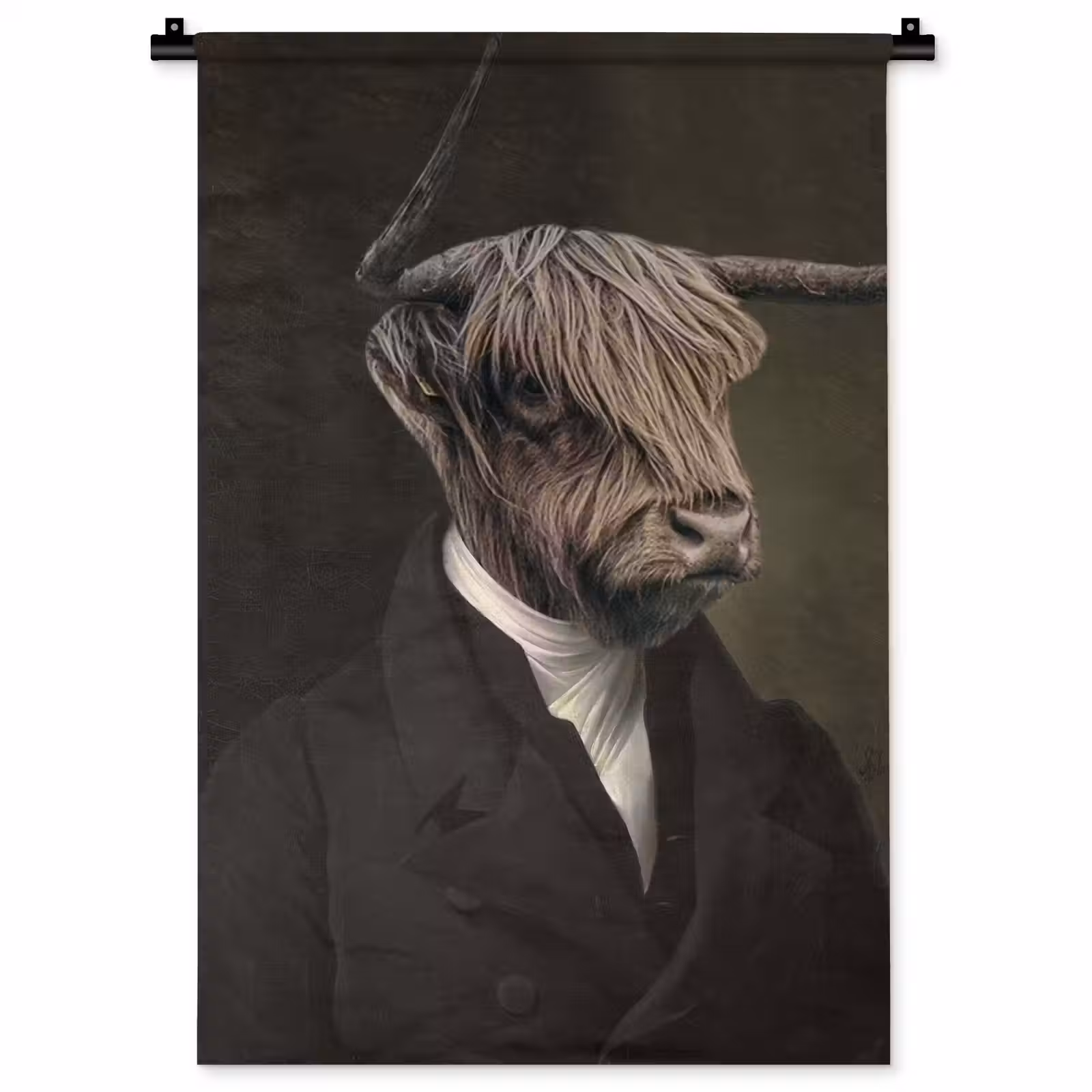 Wandkleed - Oude Meesters - Schotse Hooglander - Dieren — 1
