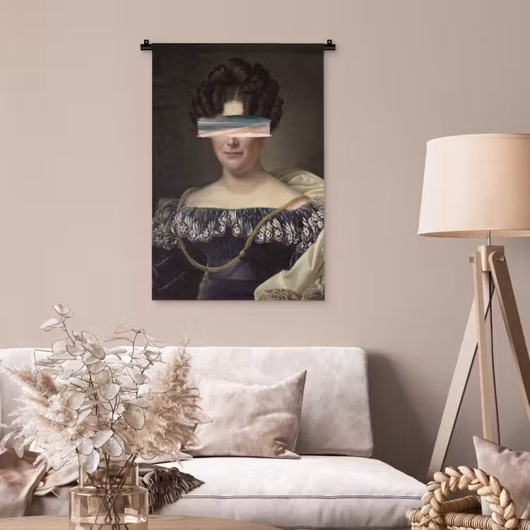 Wandkleed - Johanna Henriette Engelen - Dubois Drahonet - Pastel — 2