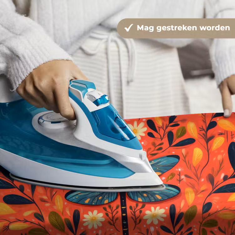 Wandkleed - Libel - Blauw - Vleugels - Bladeren — 6