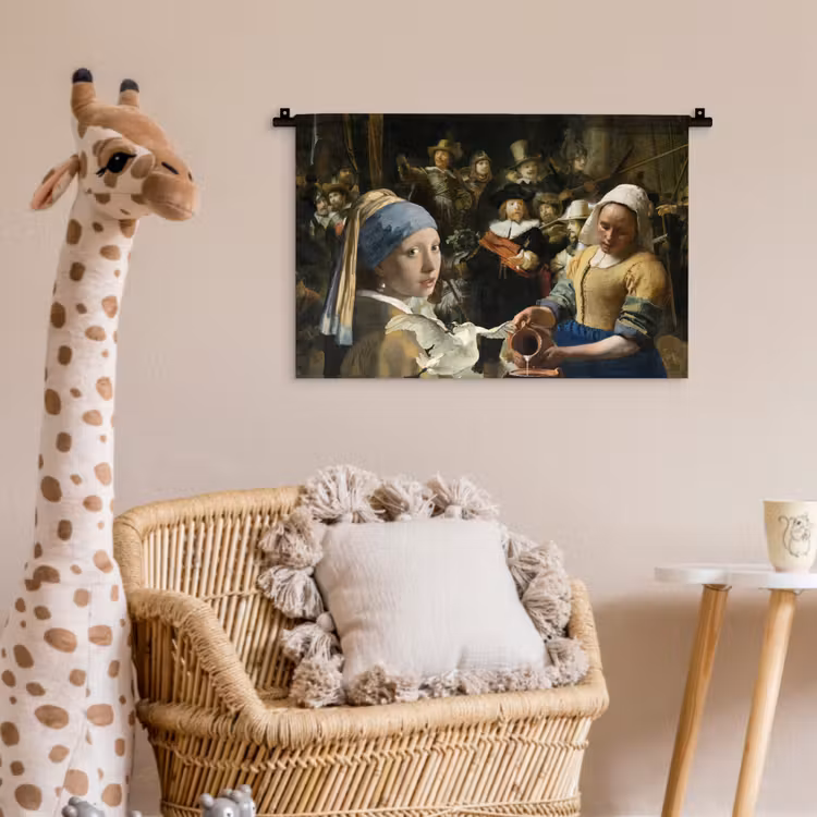Wandkleed - Schilderij - Oude Meesters - Zwaan — 5
