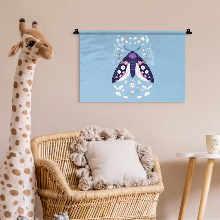Wandkleed - Bladeren - Wit - Vlinder - Insect — 5