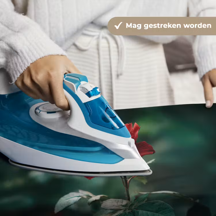 Wandkleed - Roos - Bladeren - Dieprood — 6