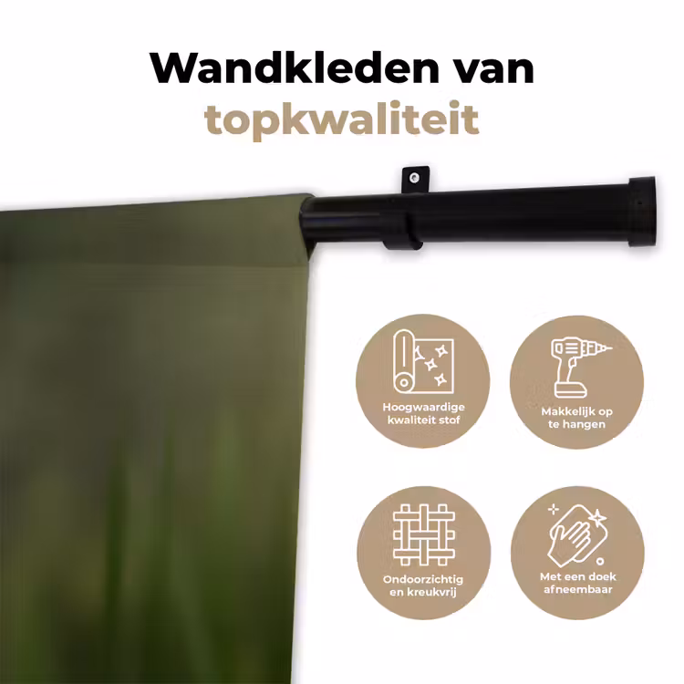 Wandkleed - Bloem - Gladiolen - Zalmroze — 3