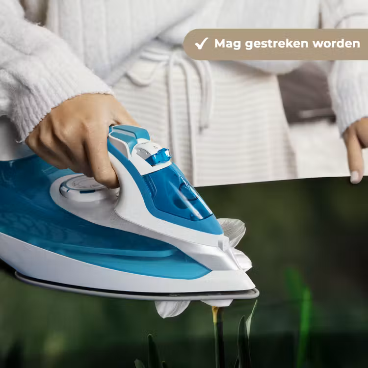 Wandkleed - Narcis - Bloem - Wit - Grassprieten — 6