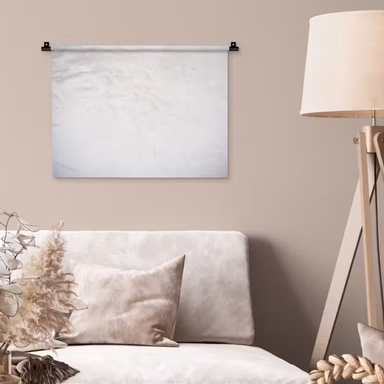 Wandkleed - Beton - Wit - Modern — 2