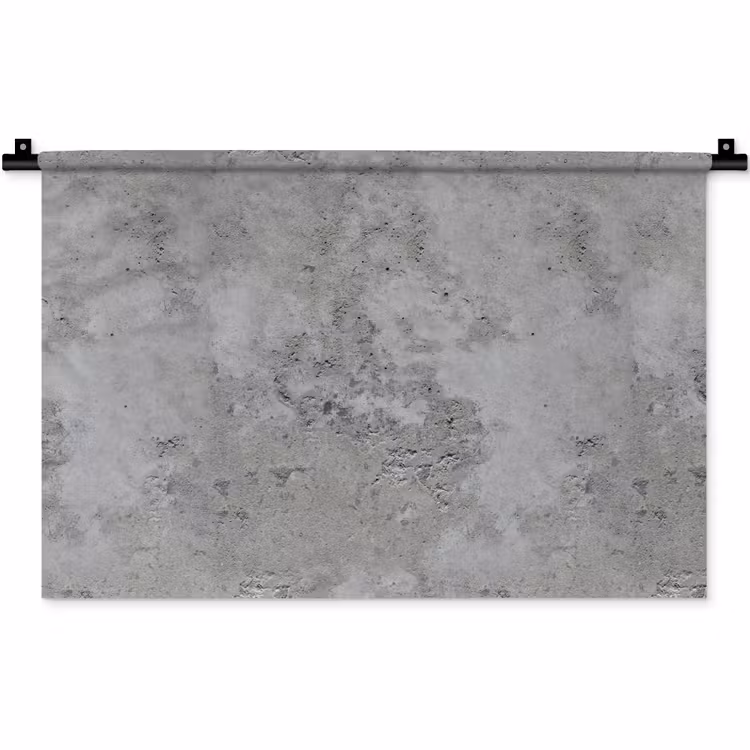 Wandkleed - Patroon - Grijs - Oud - Beton — 1