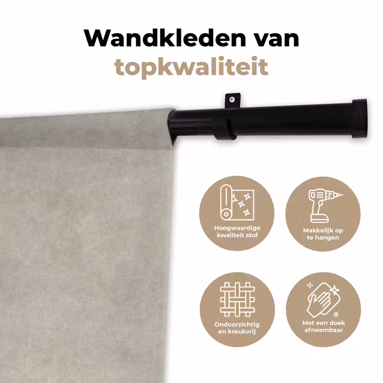 Wandkleed - Steen - Beton - Patronen — 3