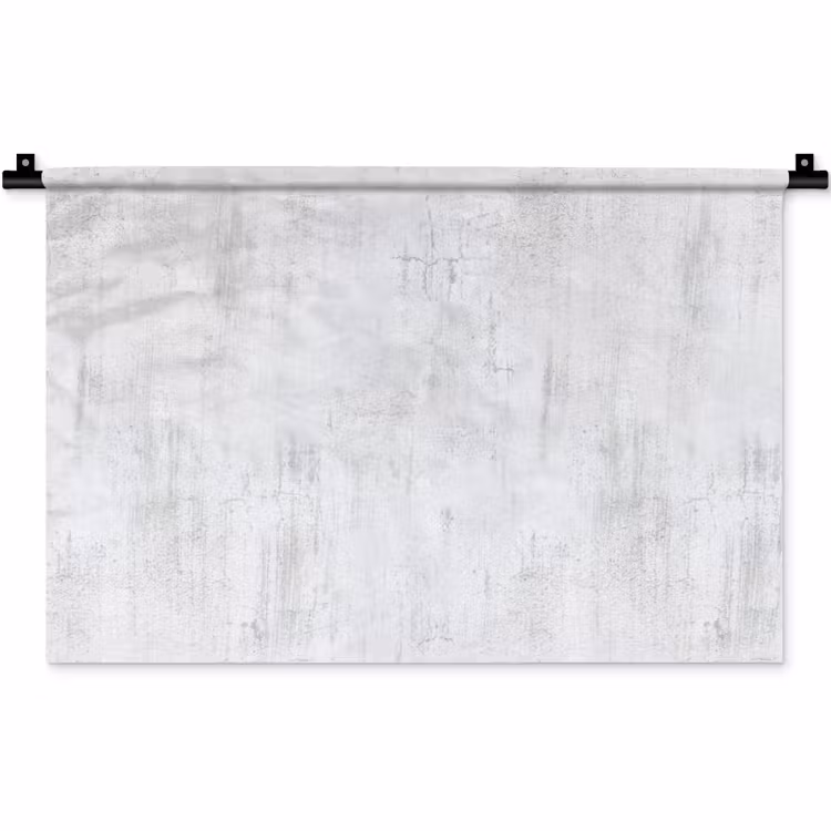 Wandkleed - Muur - Geverfd - Wit - Onafgewerkt — 1