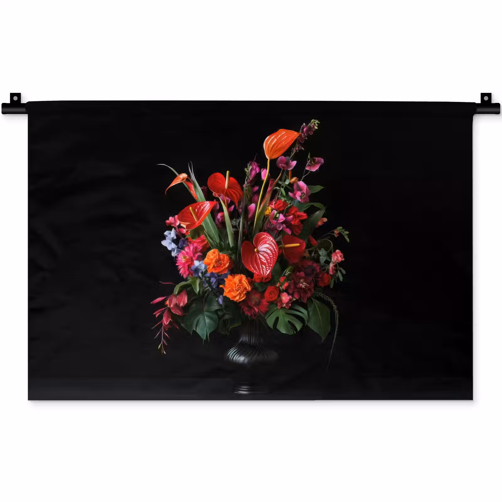 Wandkleed - Bloemen - Boeket - Sierlijk — 1