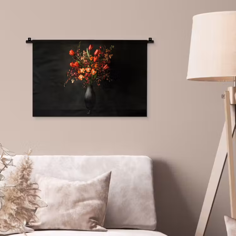 Wandkleed - Bloemen - Takken - Boeket — 2