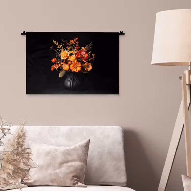 Wandkleed - Herfst - Boeket - Oranje — 2