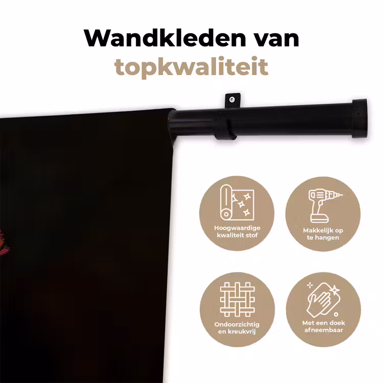 Wandkleed - Schaal - Boeket - Bloemen — 3
