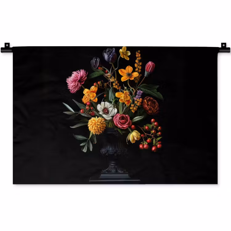 Wandkleed - Sierlijk - Boeket - Bladeren — 1