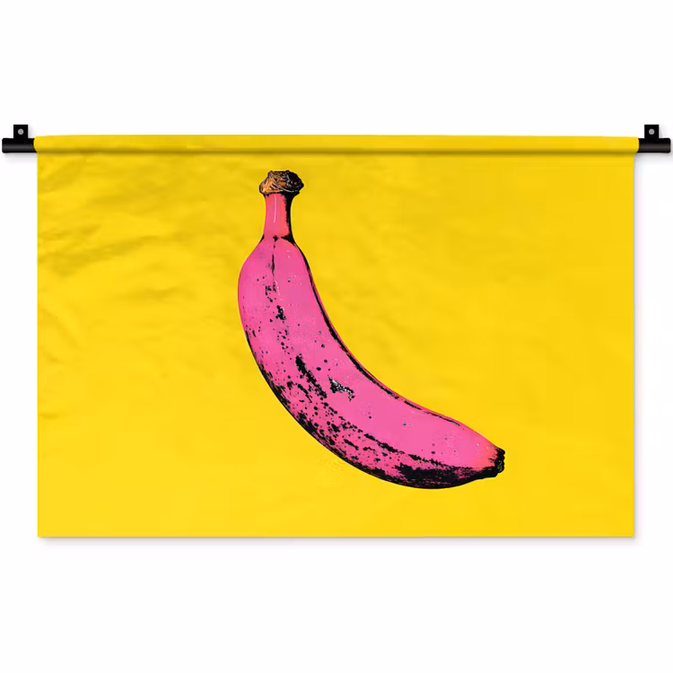 Wandkleed - Banaan - Grafisch - Geel — 1