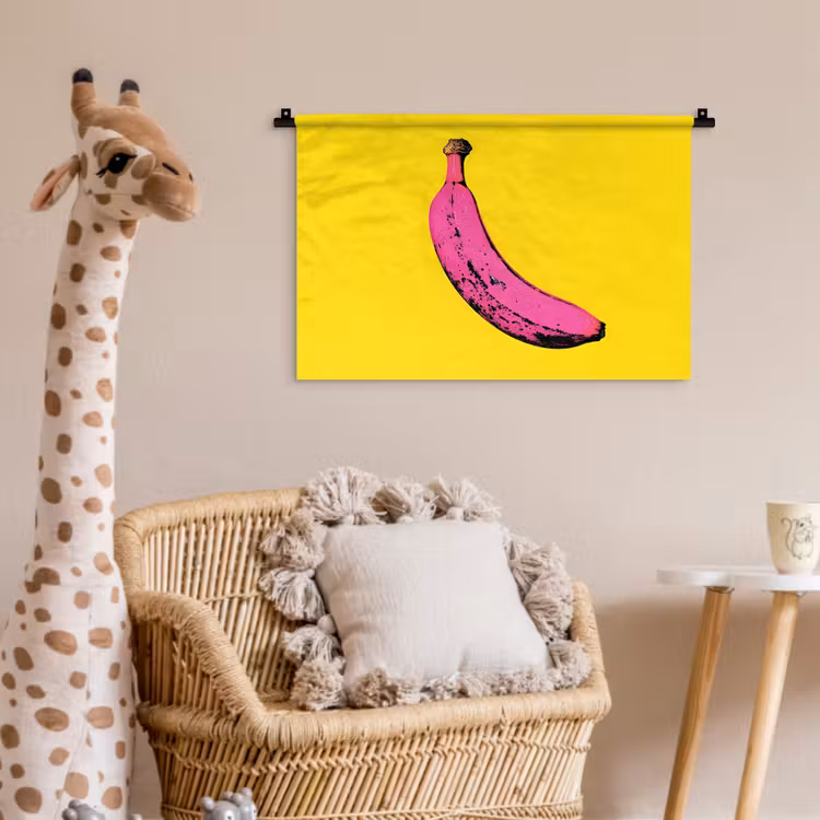 Wandkleed - Banaan - Grafisch - Geel — 5