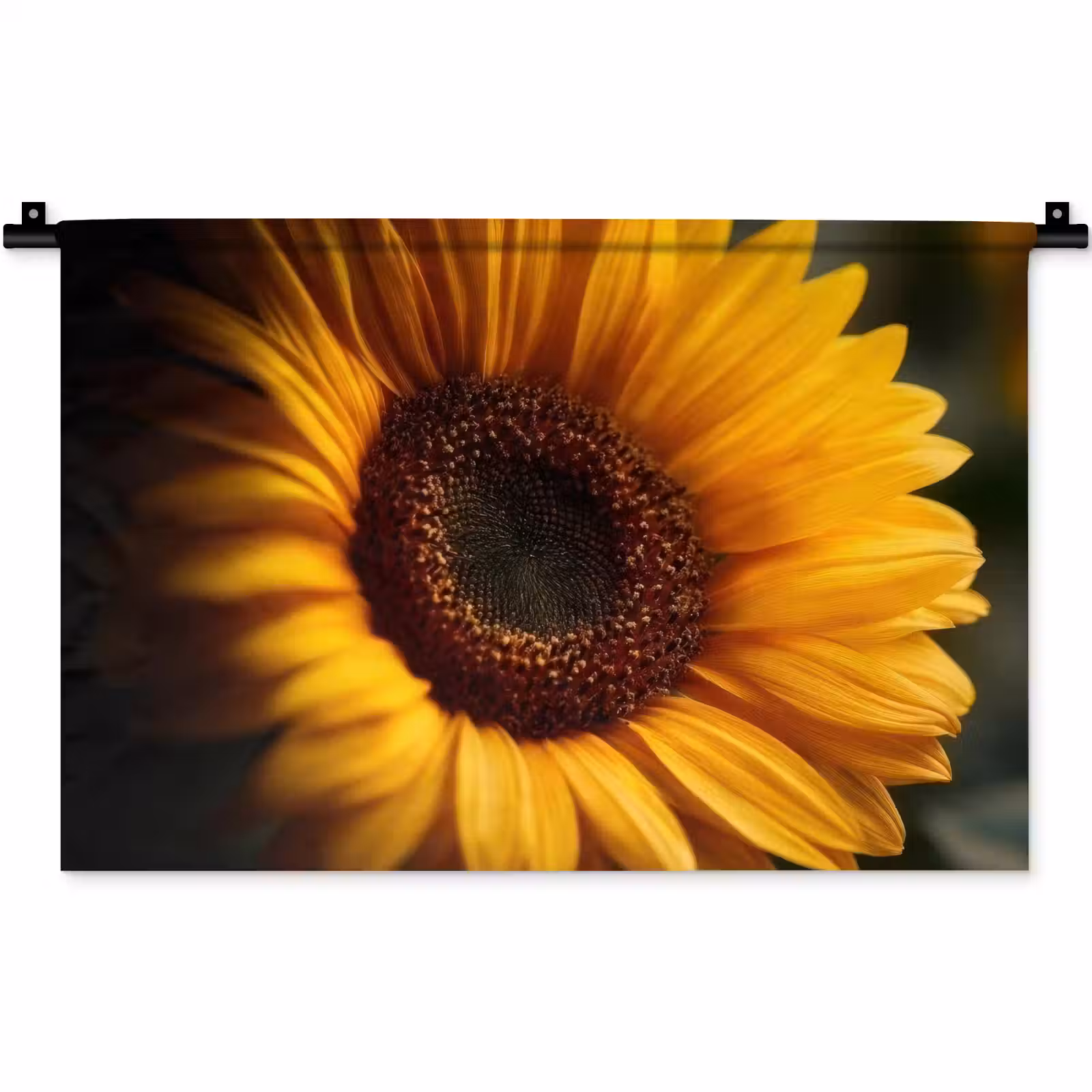 Wandkleed - Geel - Zonnebloem - Zomers — 1