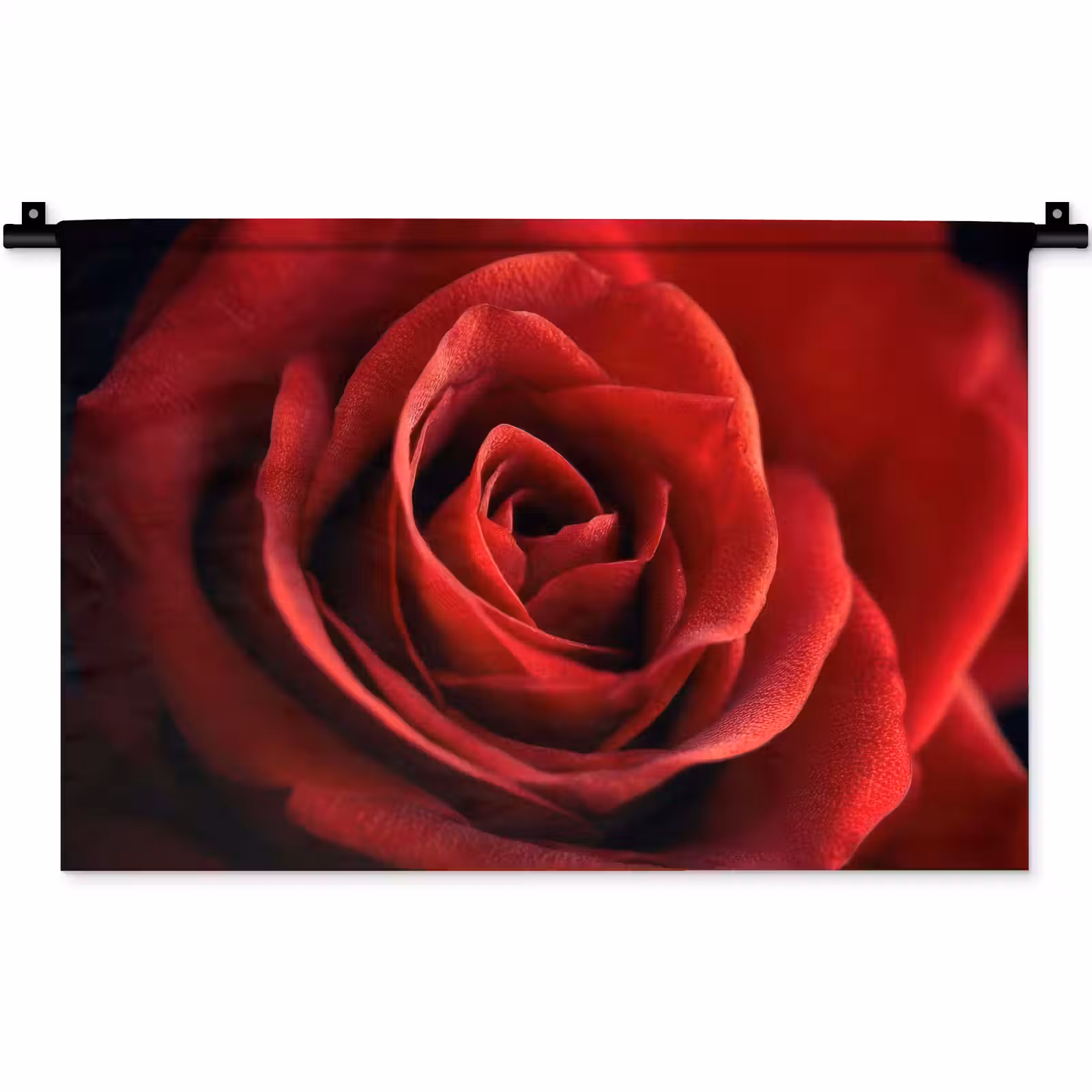 Wandkleed - Rood - Roos - Romantisch — 1