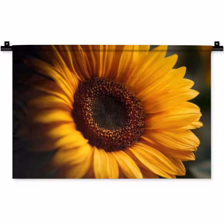 Wandkleed - Geel - Zonnebloem - Zomers — 1