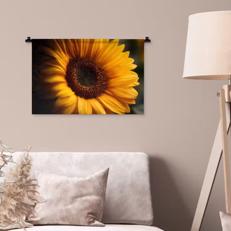 Wandkleed - Geel - Zonnebloem - Zomers — 2