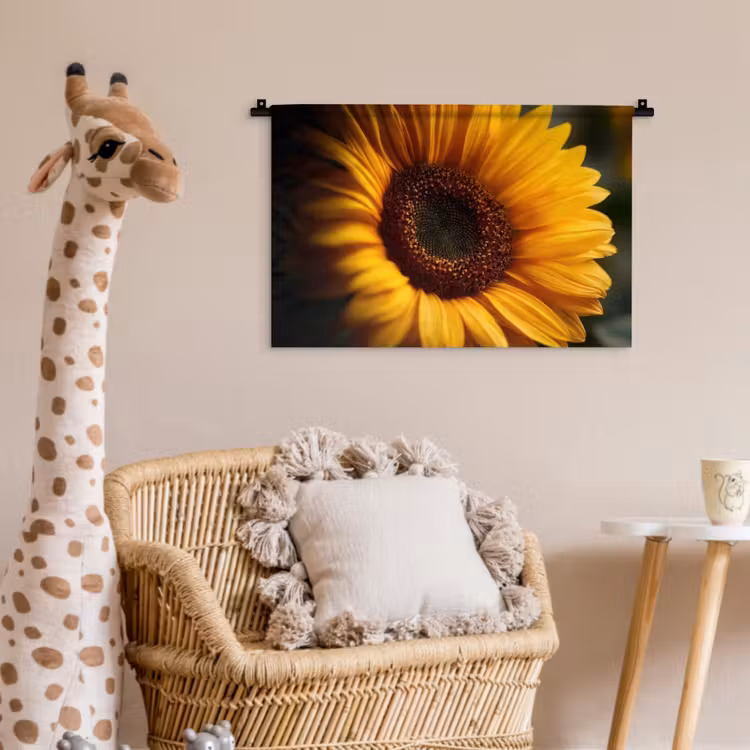 Wandkleed - Geel - Zonnebloem - Zomers — 5
