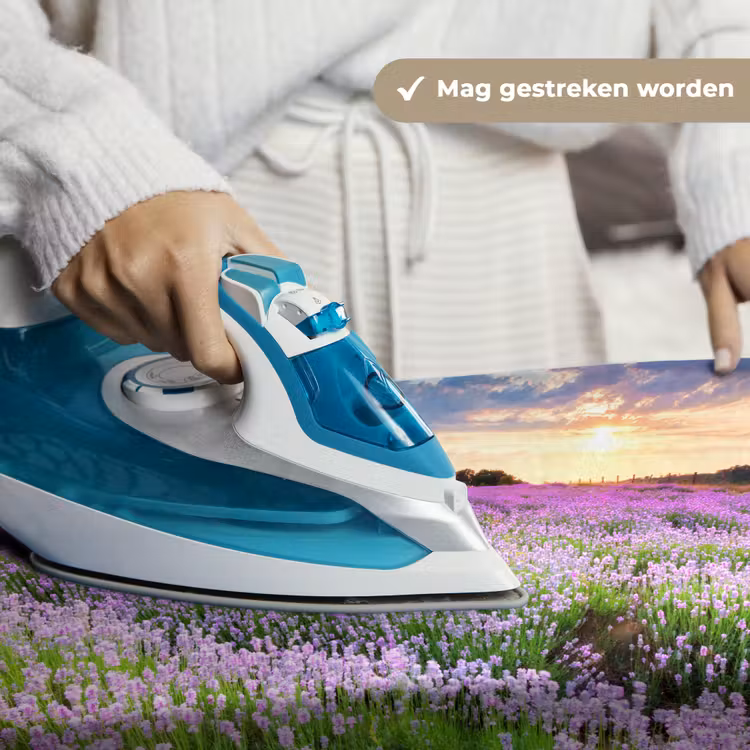 Wandkleed - Lavendel - Bloemen - Zonsondergang - Paars - Weide — 6