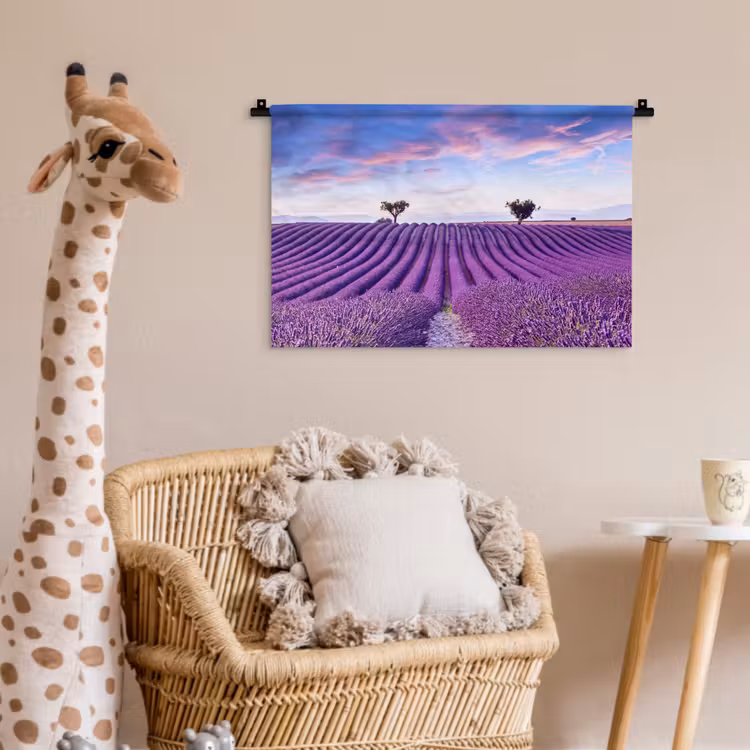 Wandkleed - Lavendel - Natuur - Paars - Bomen - Bloemen — 5