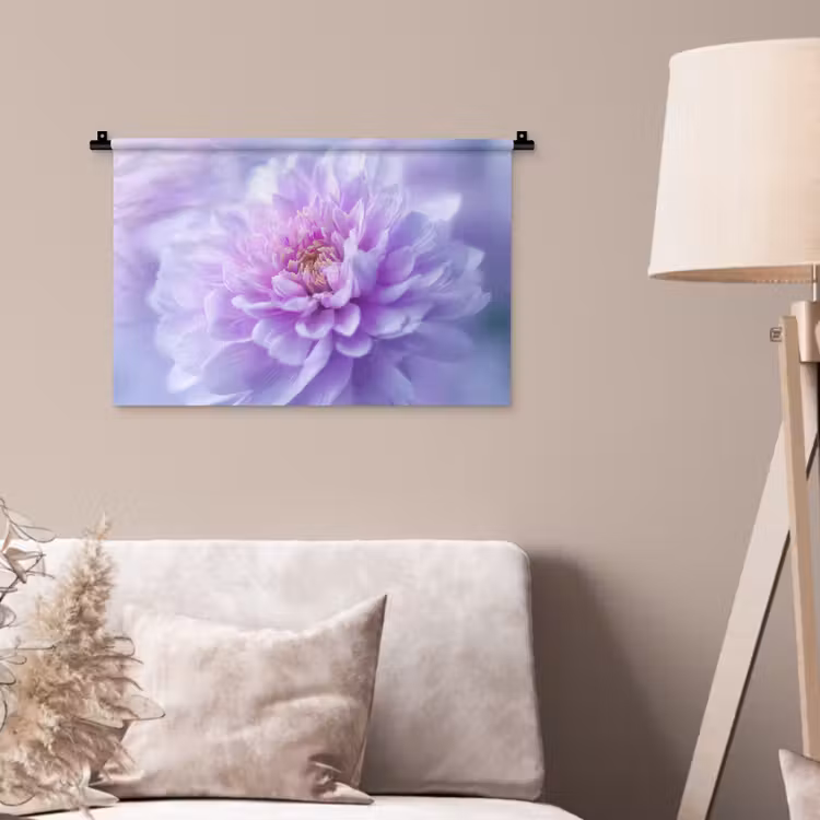 Wandkleed - Paars - Dahlia - Dromerig — 2