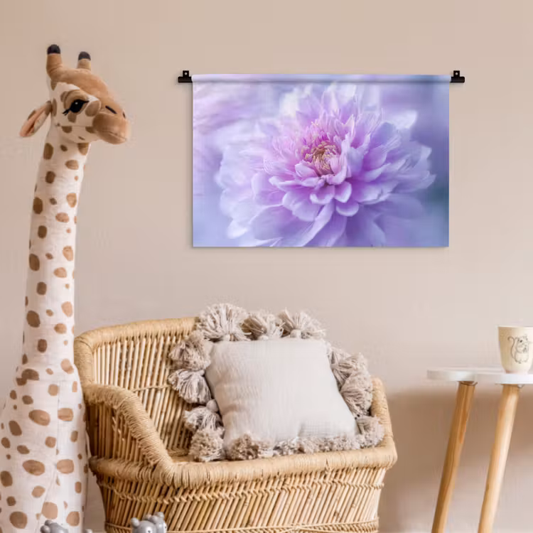 Wandkleed - Paars - Dahlia - Dromerig — 5