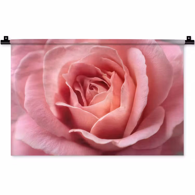 Wandkleed - Roze - Roos - Romantisch — 1