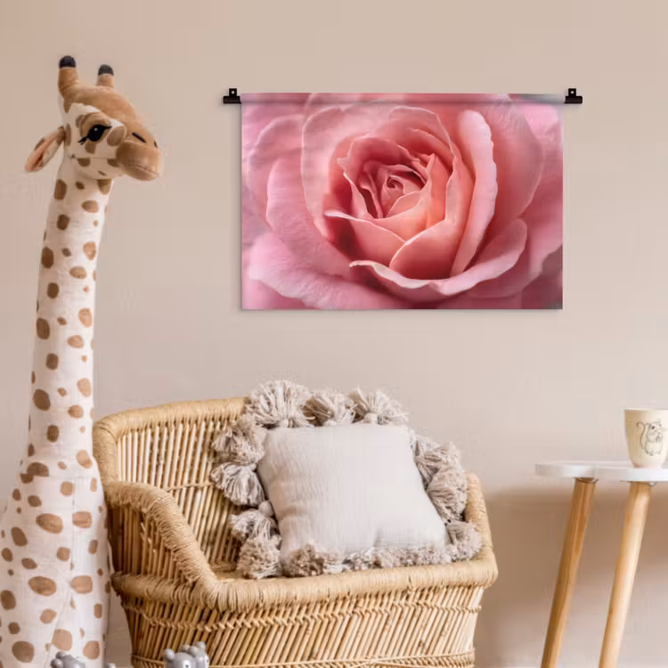Wandkleed - Roze - Roos - Romantisch — 5