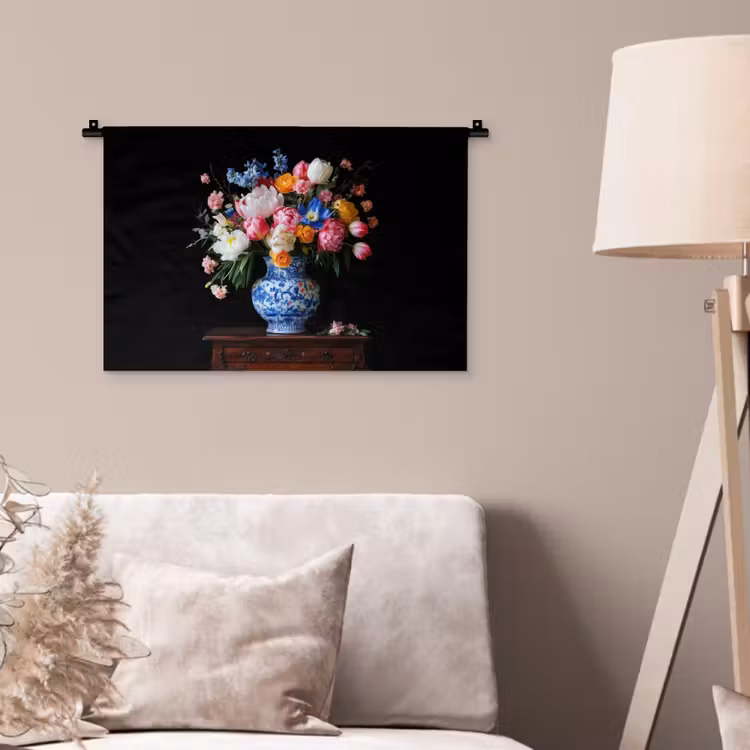 Wandkleed - Rozen - Bloemen - Vaas - Boeket — 2