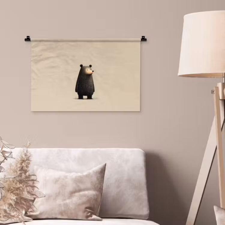 Wandkleed - Beer - Donkerbruin - Minimalistisch — 2