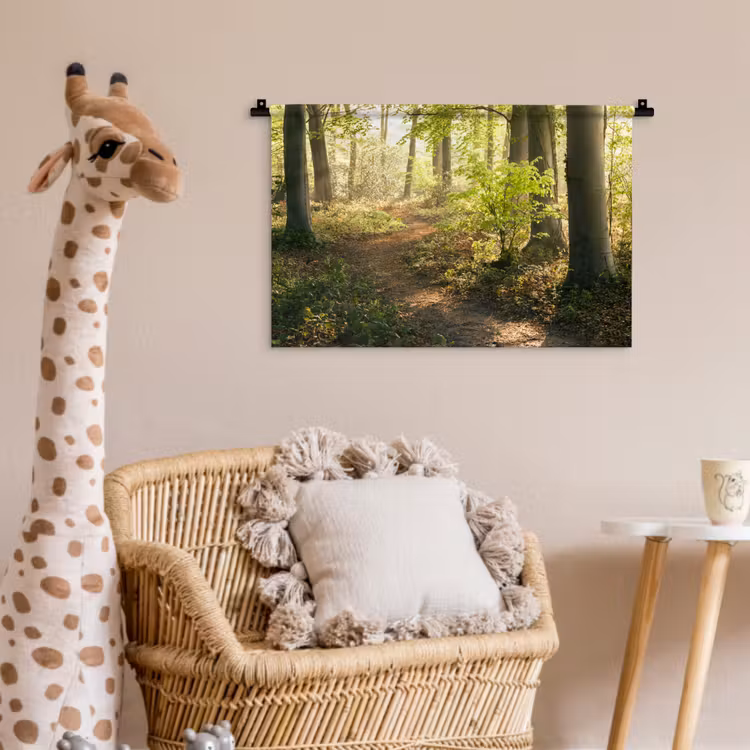 Wandkleed - Bos - Bomen - Pad - Zon - Planten - Bladeren - Natuur — 5