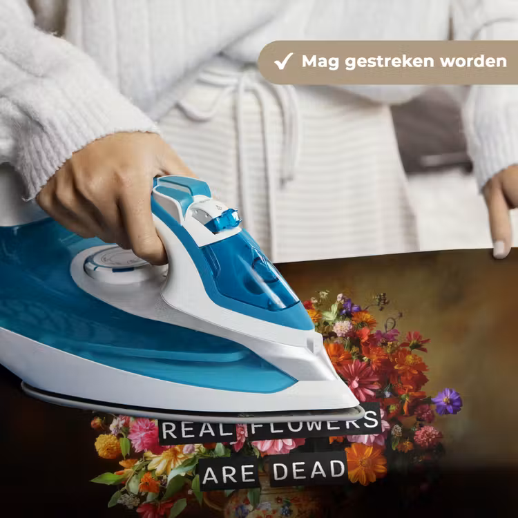 Wandkleed - Kleur - Bloemen - Vintage - Bloemenvaas — 6