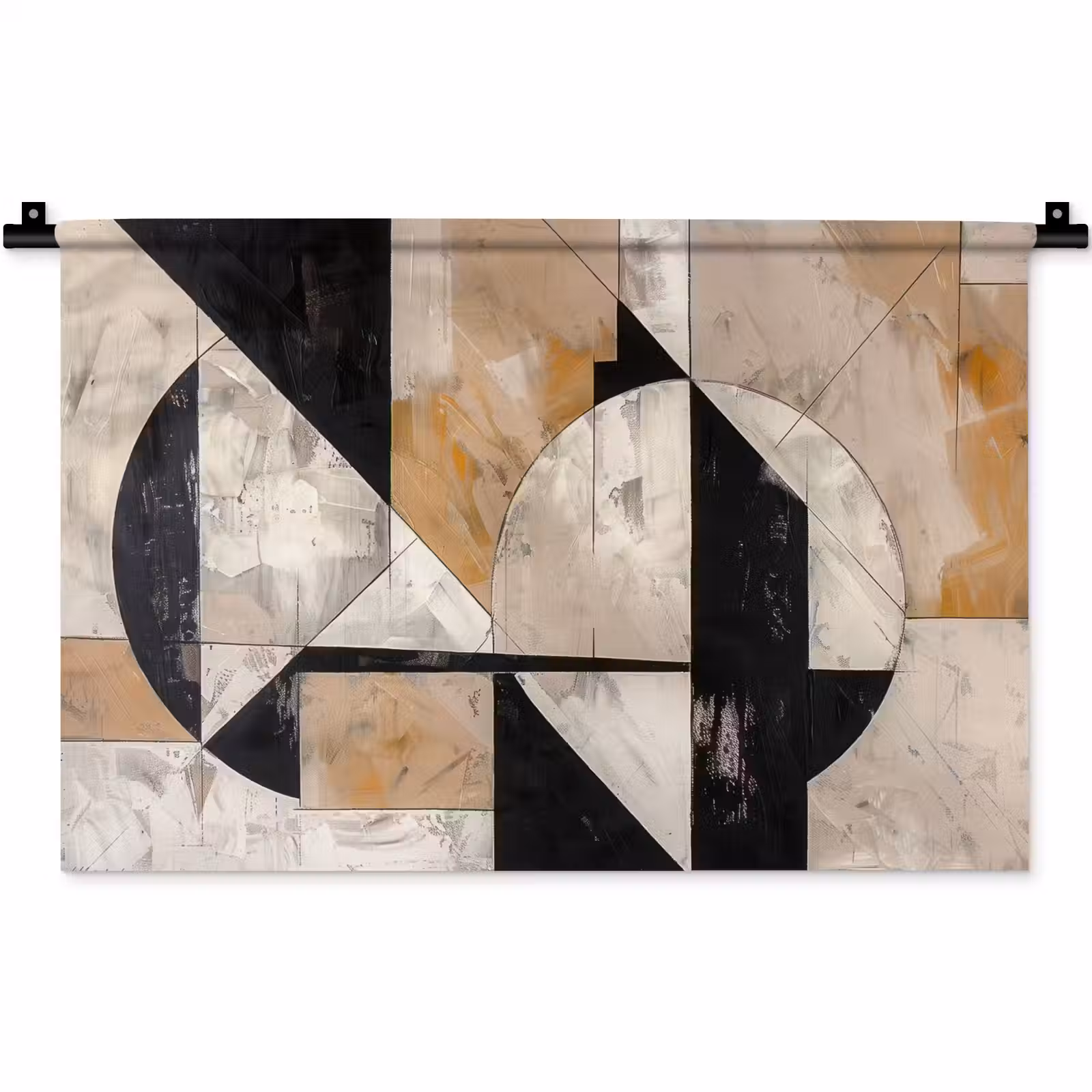 Wandkleed - Abstract - Modern - Geometrisch - Pastel — 1