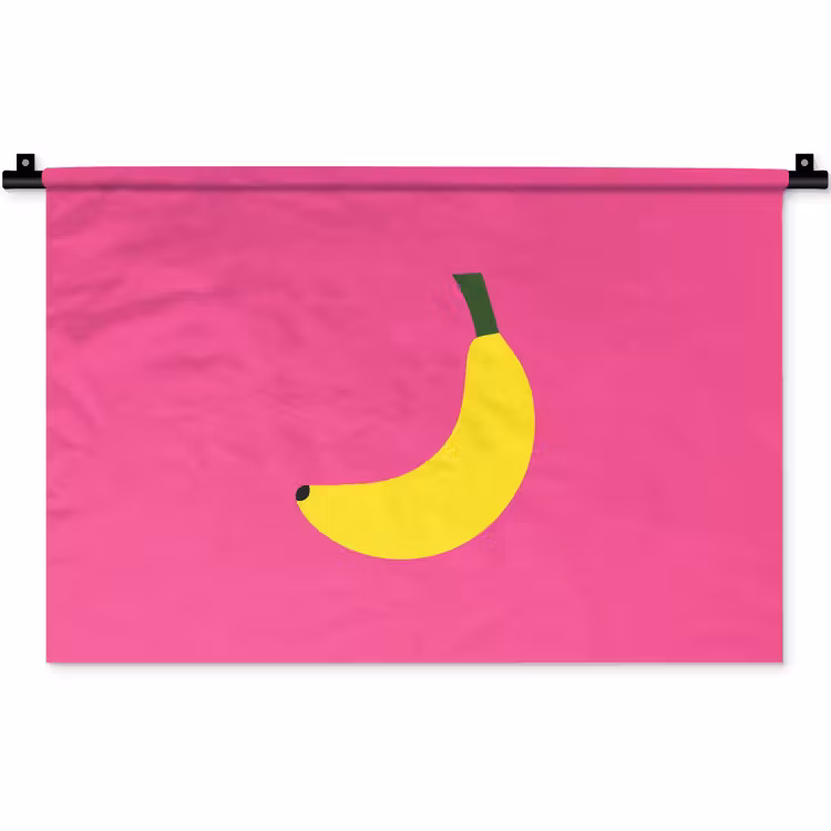Wandkleed - Banaan - Geel - Fruit — 1