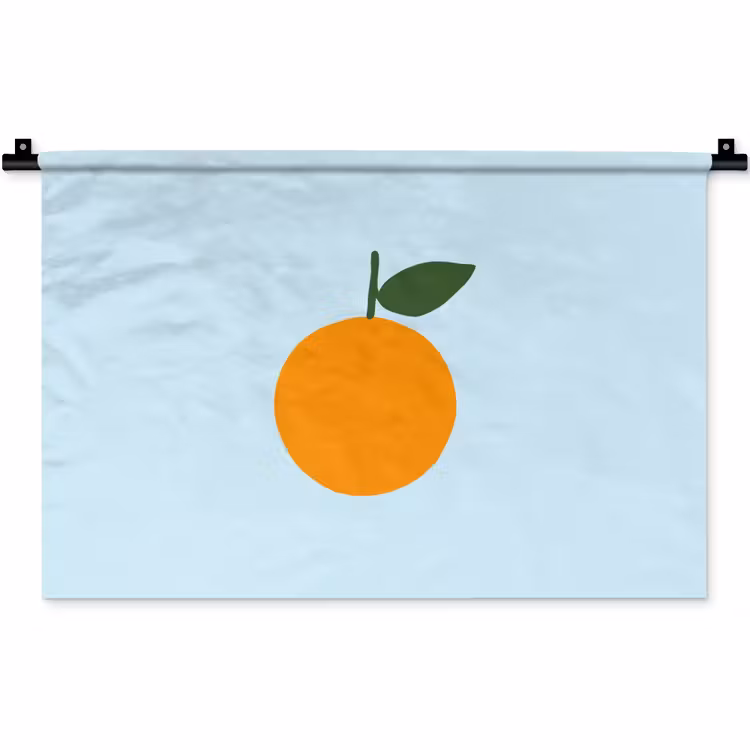 Wandkleed - Fruit - Sinaasappel - Oranje — 1