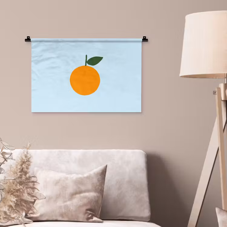 Wandkleed - Fruit - Sinaasappel - Oranje — 2