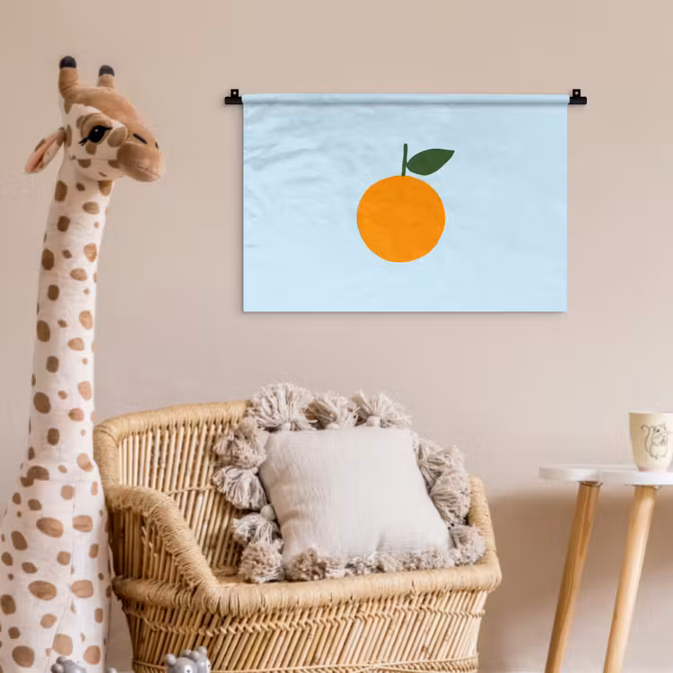 Wandkleed - Fruit - Sinaasappel - Oranje — 5