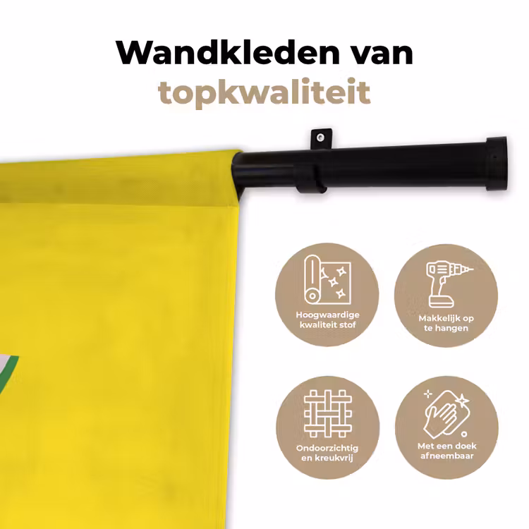 Wandkleed - Fruit - Watermeloen - Geel — 3