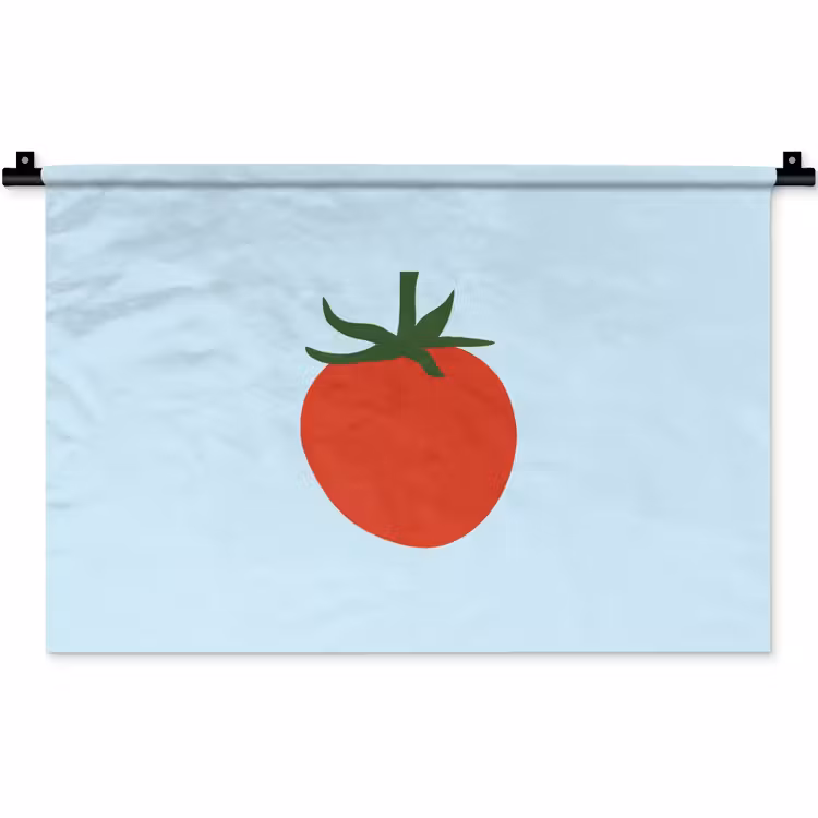 Wandkleed - Rood - Tomaat - Groente — 1