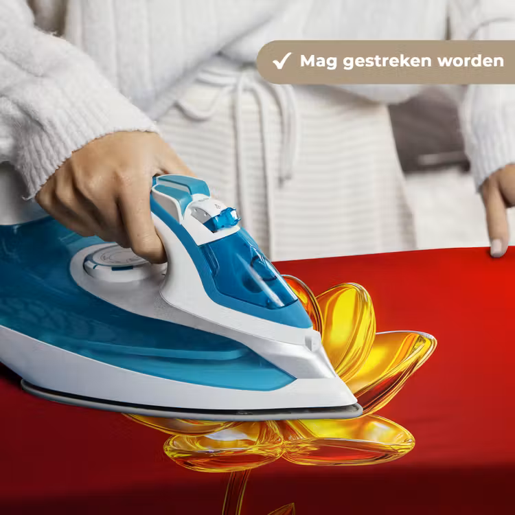 Wandkleed - Bloem - Goud - Glazen — 6