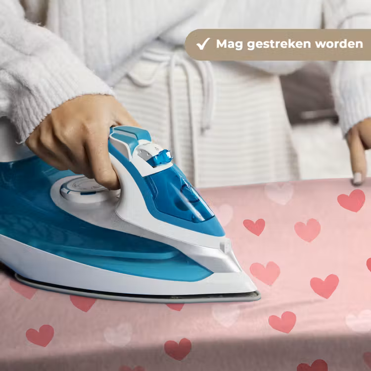Wandkleed - Hartjes - Patroon - Roze — 6