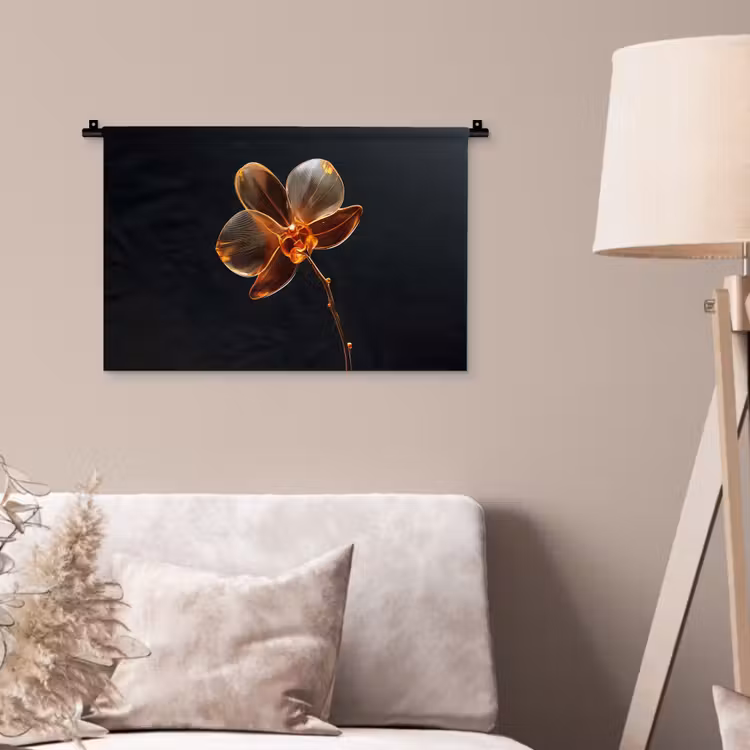 Wandkleed - Orchidee - Doorzichtig - Bloem — 2
