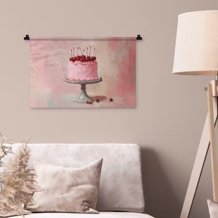 Wandkleed - Taart - Pink - Cherry — 2