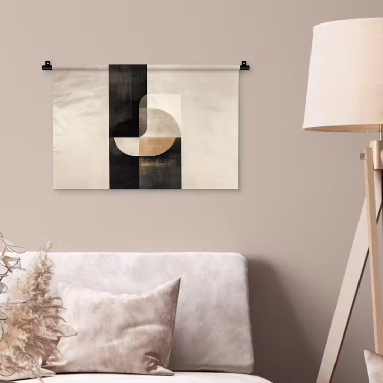 Wandkleed - Modern - Vierkant - Vormen — 2